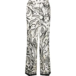 palazzo silk pyjama trousers