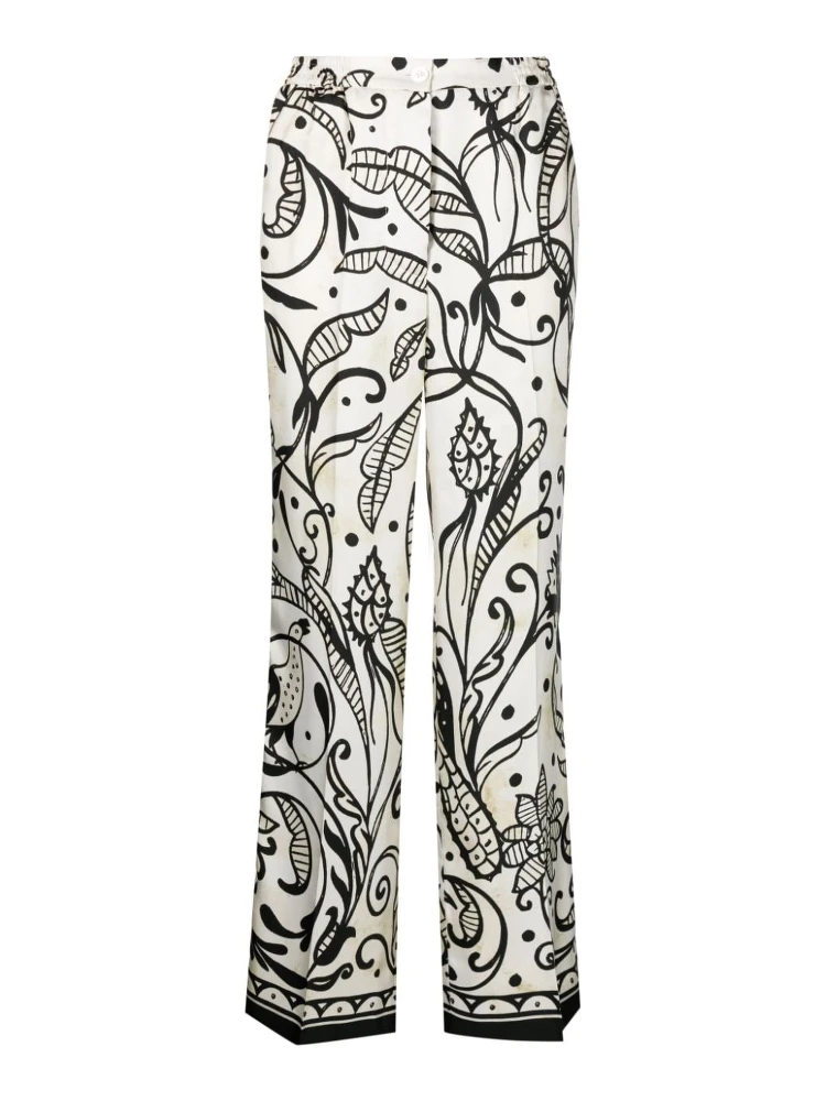 palazzo silk pyjama trousers