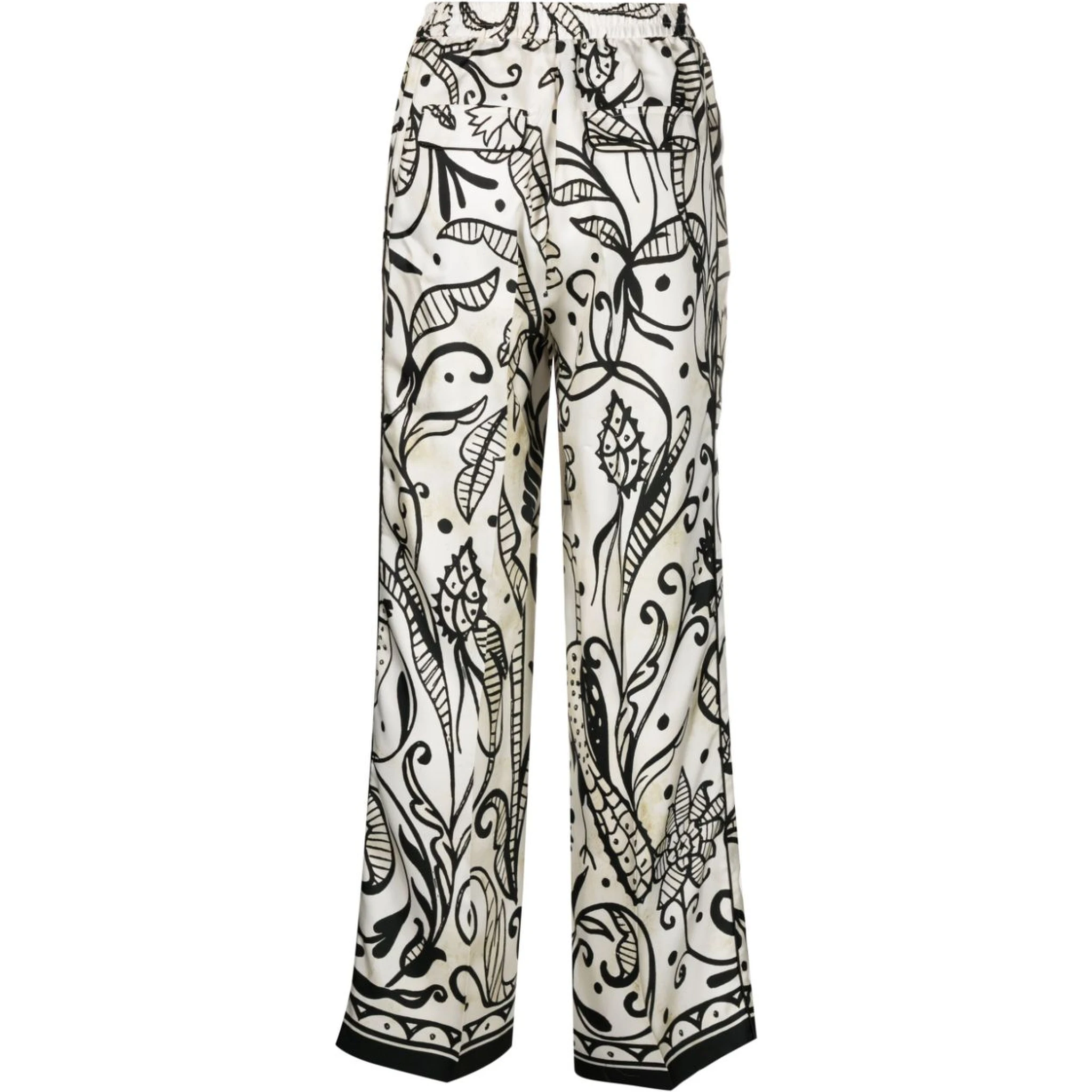 palazzo silk pyjama trousers