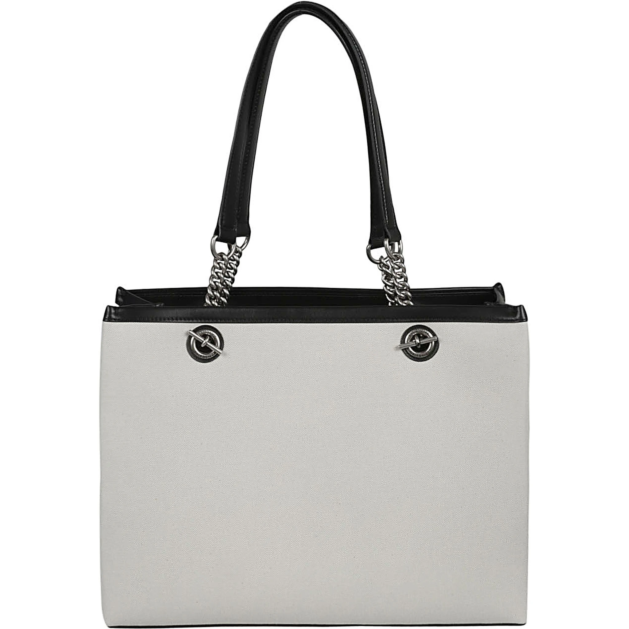 Heritage Chain Handle Tote Bag In Beige