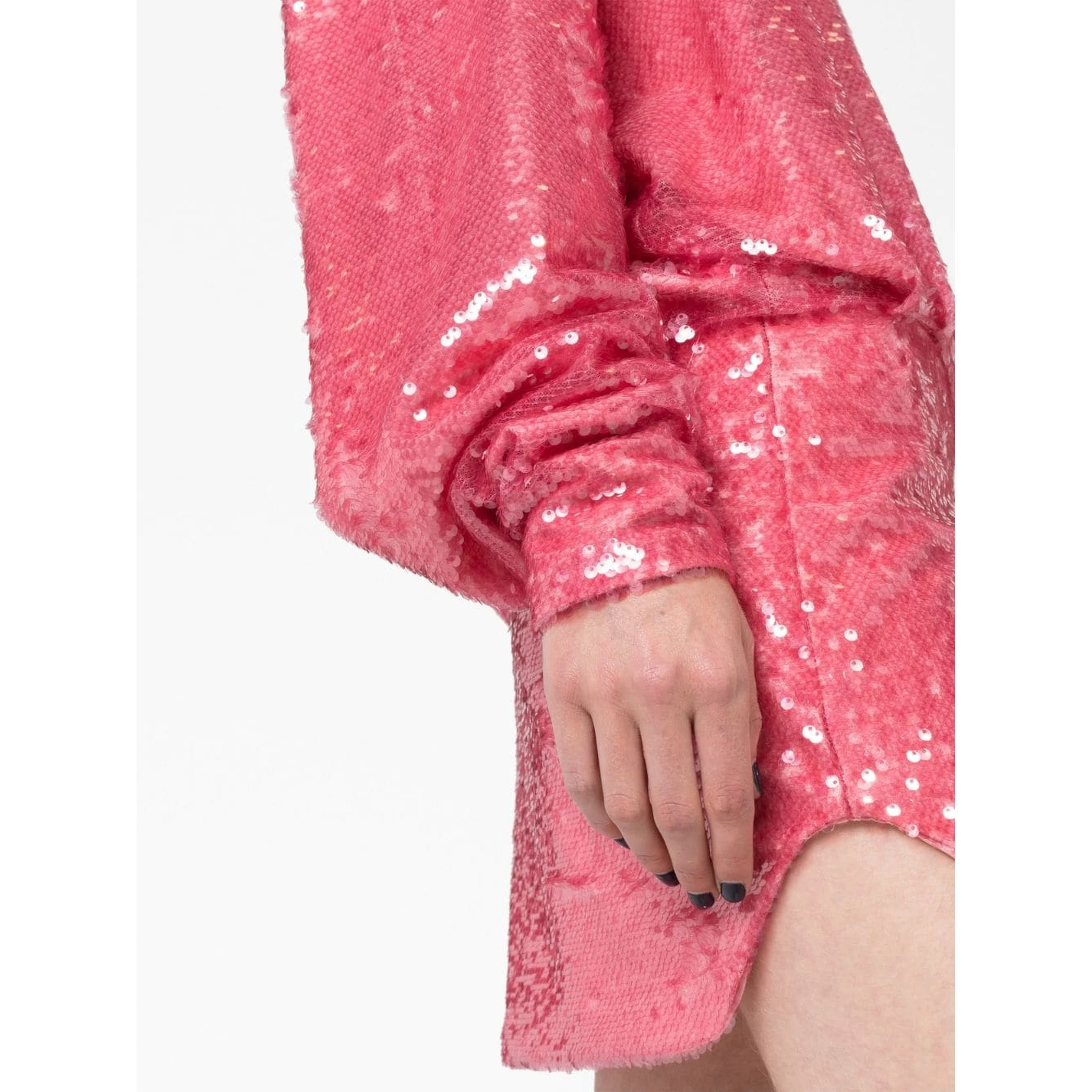 Gael Sequin-embellished Minidress In Pink