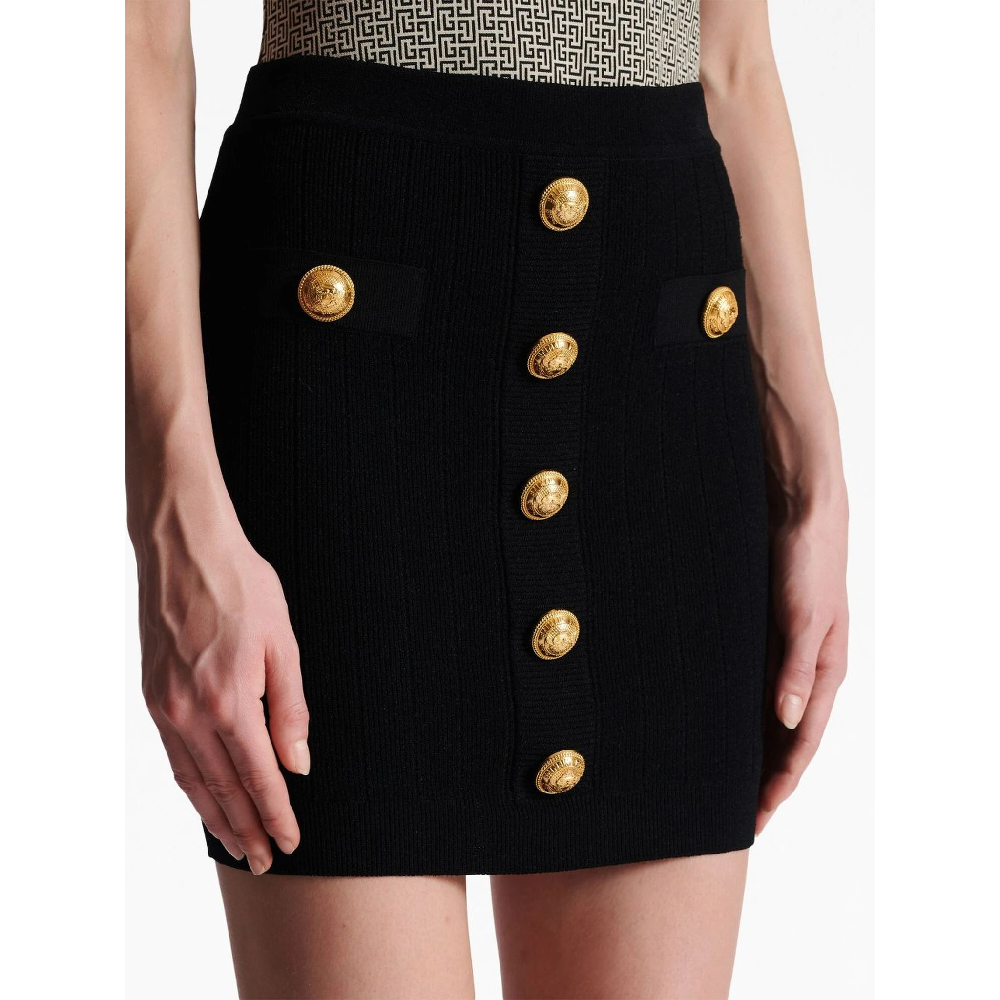 Balmain Skirts Black