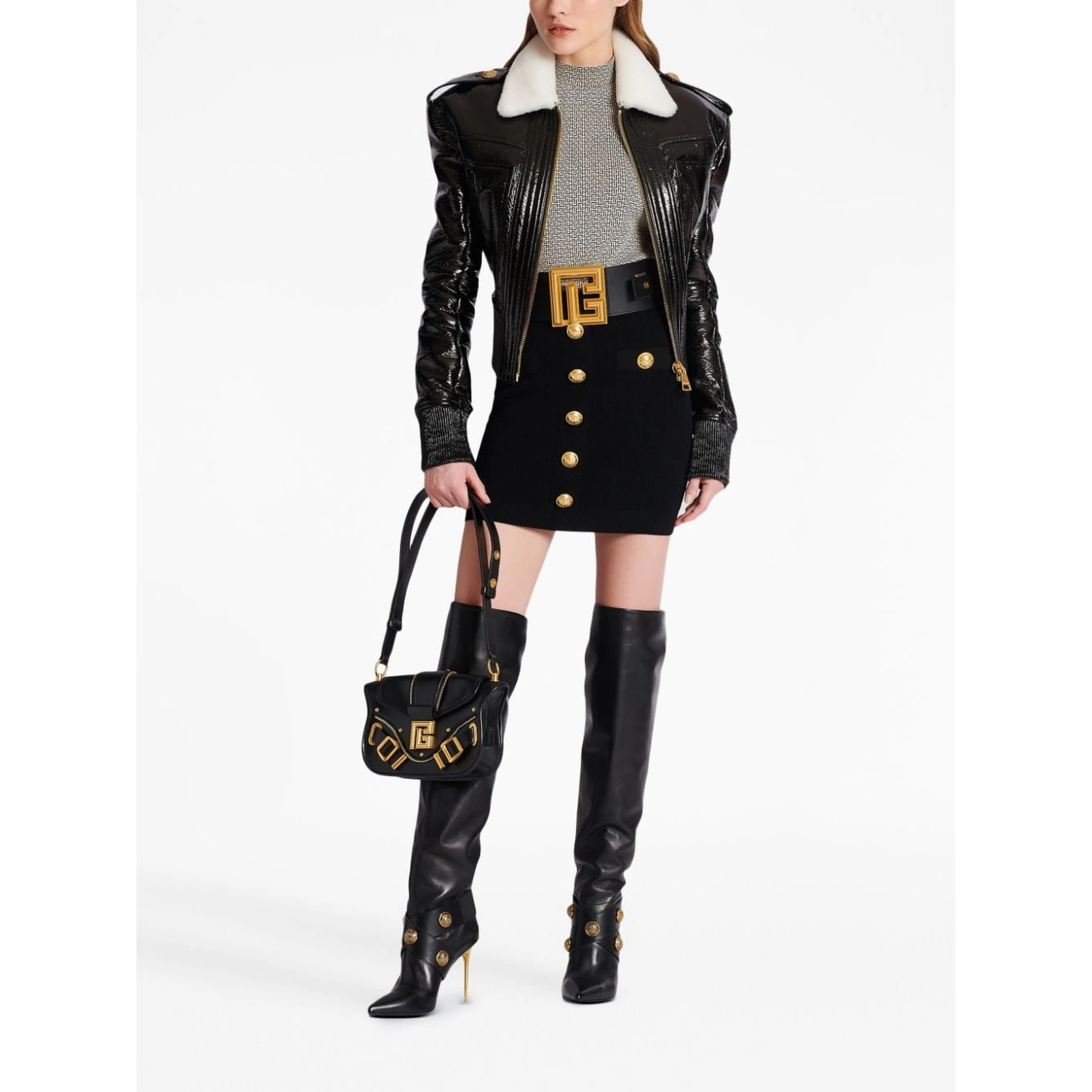 Balmain Skirts Black