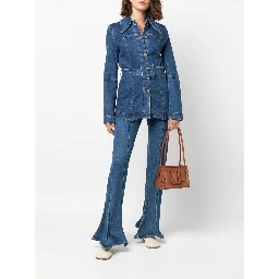 Soft Leather Tote Bag With Adjustable Strap In Brown