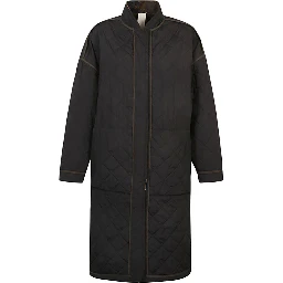 Green Petra Camouflage Print Ovesized Coat