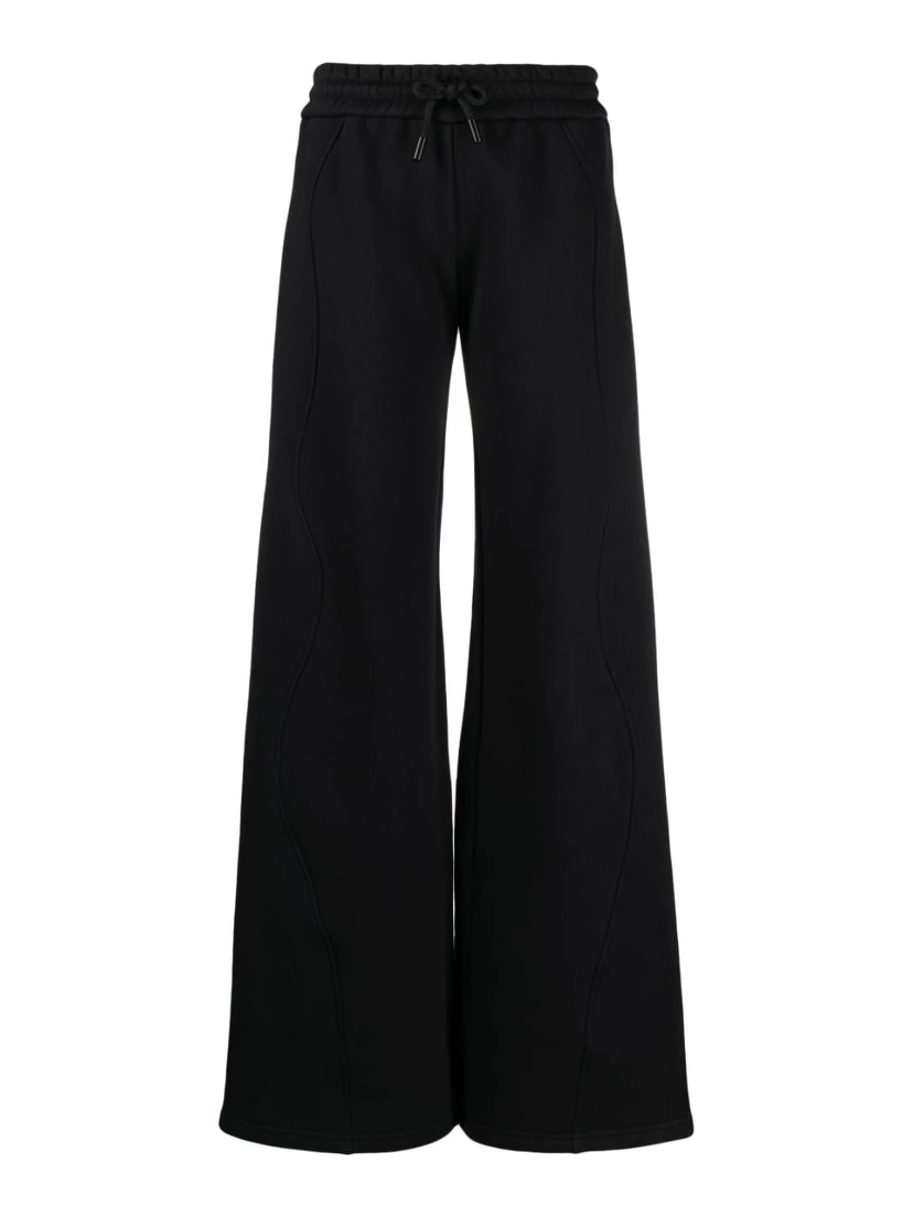 Off White Trousers Black