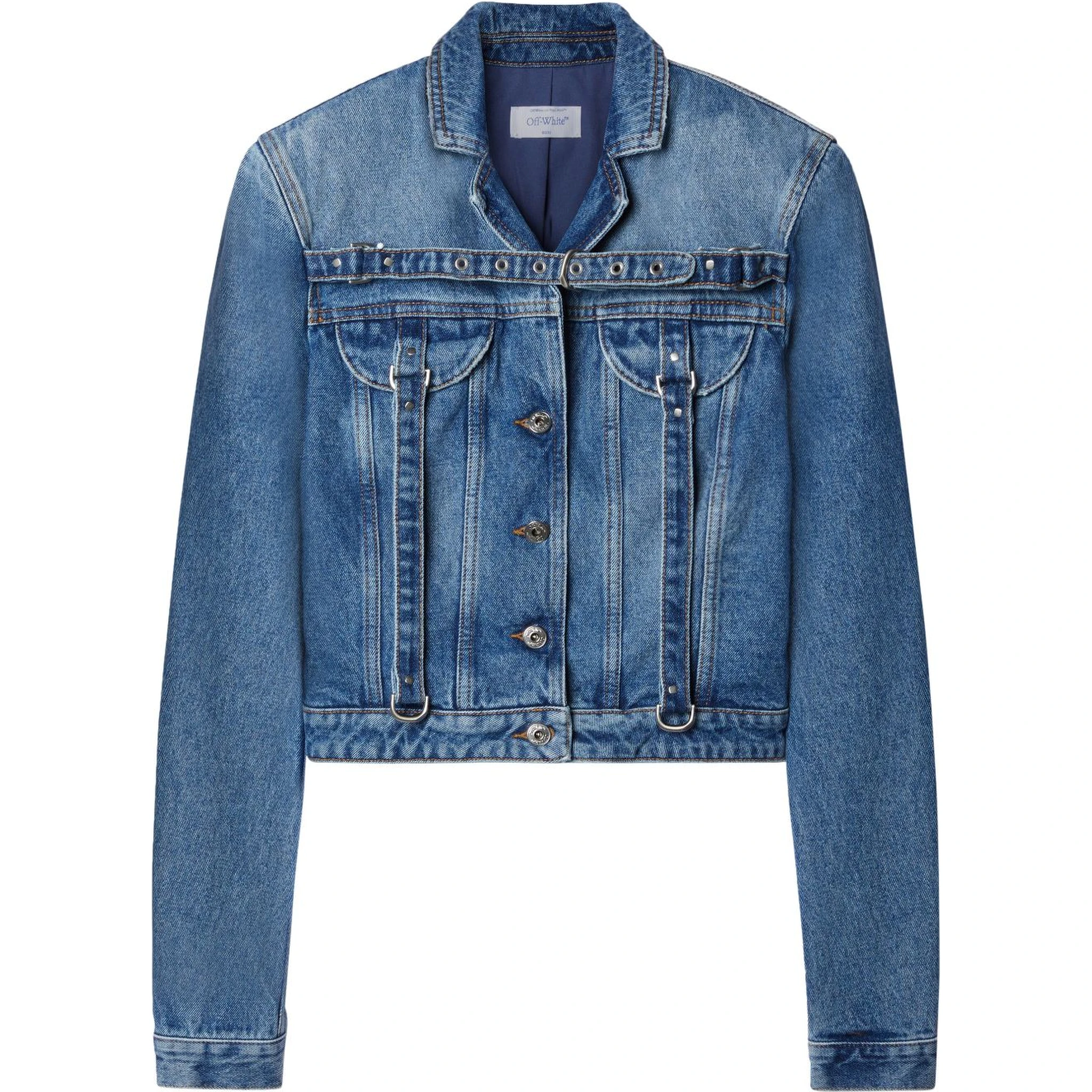 Off White Coats Blue