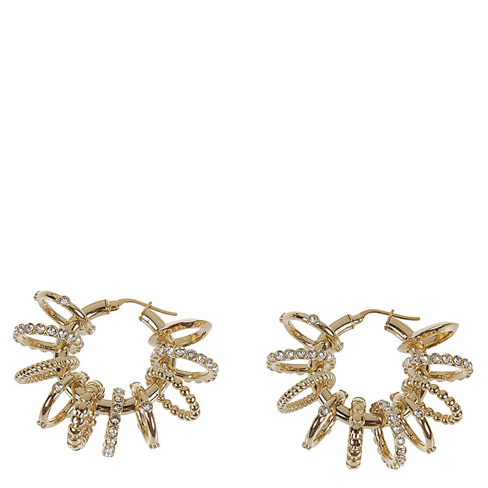 multiring hoop small earrings