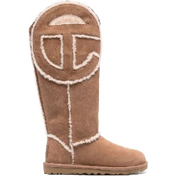 Pre-owned Men's X Telfar Logo Tall Sneakers In Chestnut In Brown