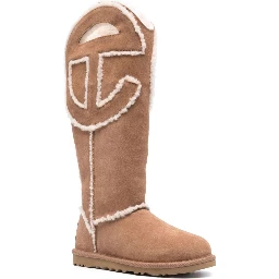 Pre-owned Men's X Telfar Logo Tall Sneakers In Chestnut In Brown