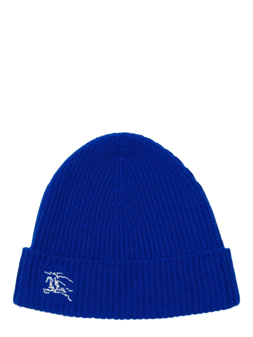 Electric Blue Cashmere Beanie Hat