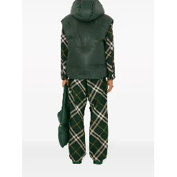 Burberry wide-leg checked trousers