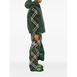 Burberry wide-leg checked trousers