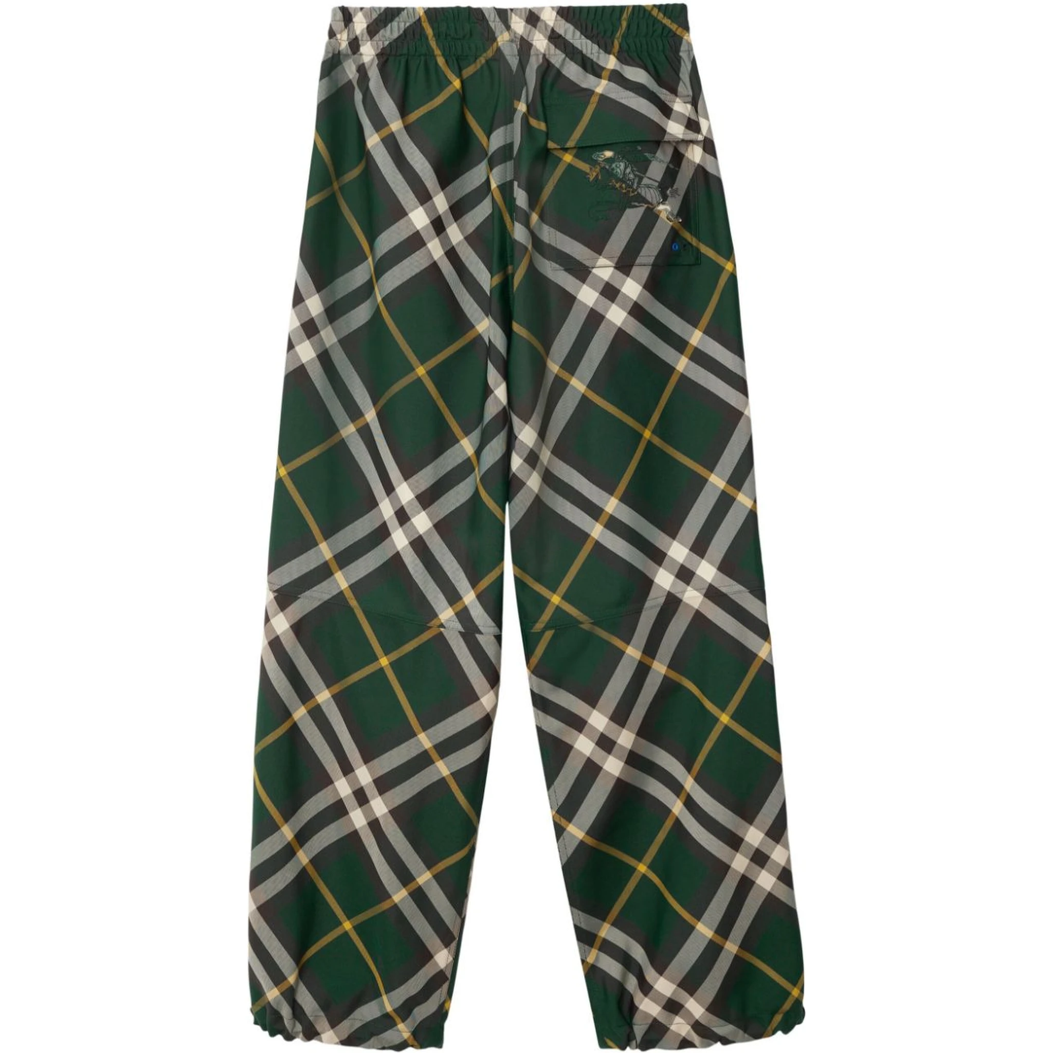 Burberry wide-leg checked trousers