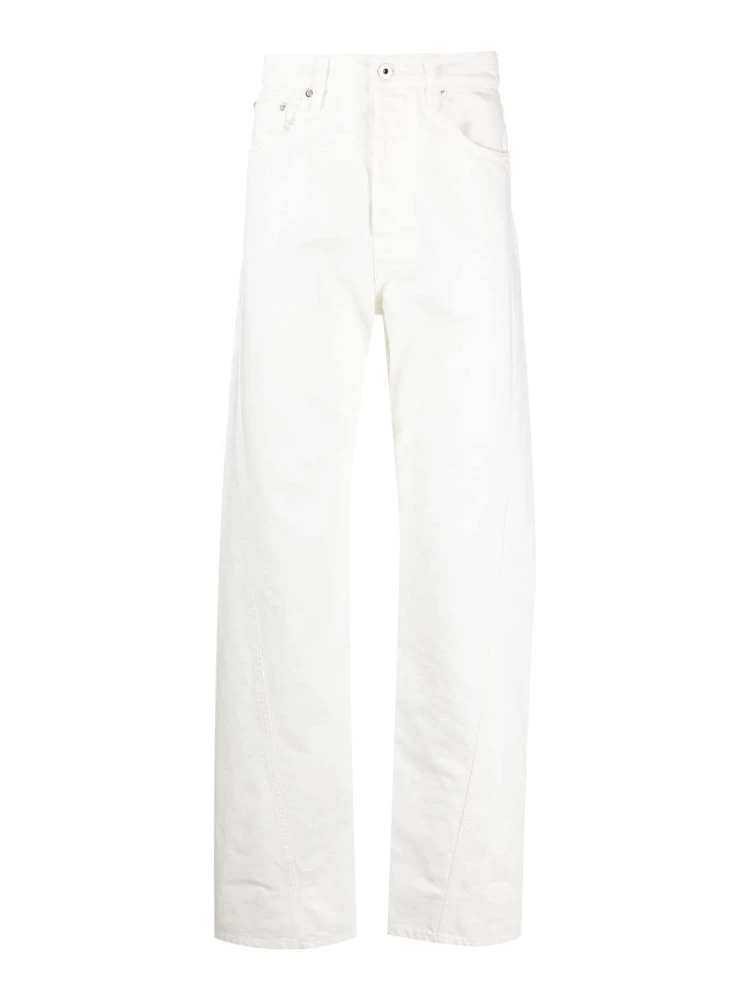 Cotton Regular Jeans In White