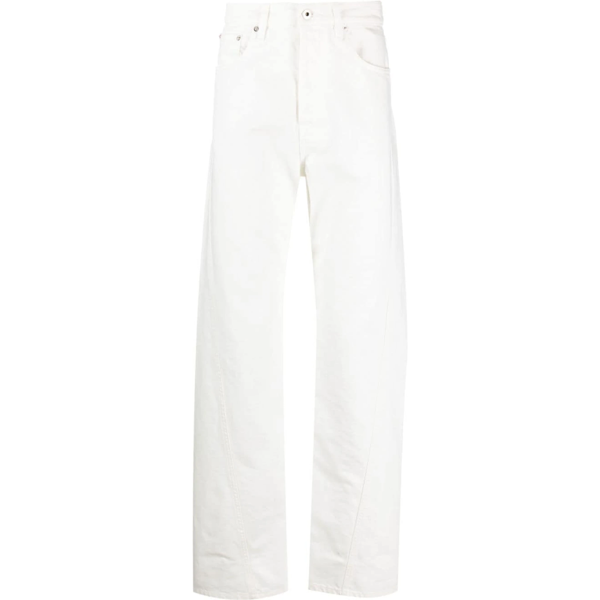 Cotton Regular Jeans In White