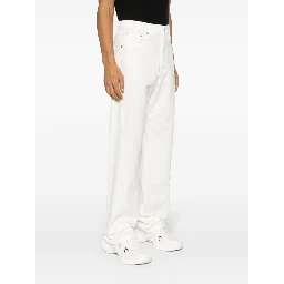 Cotton Regular Jeans In White