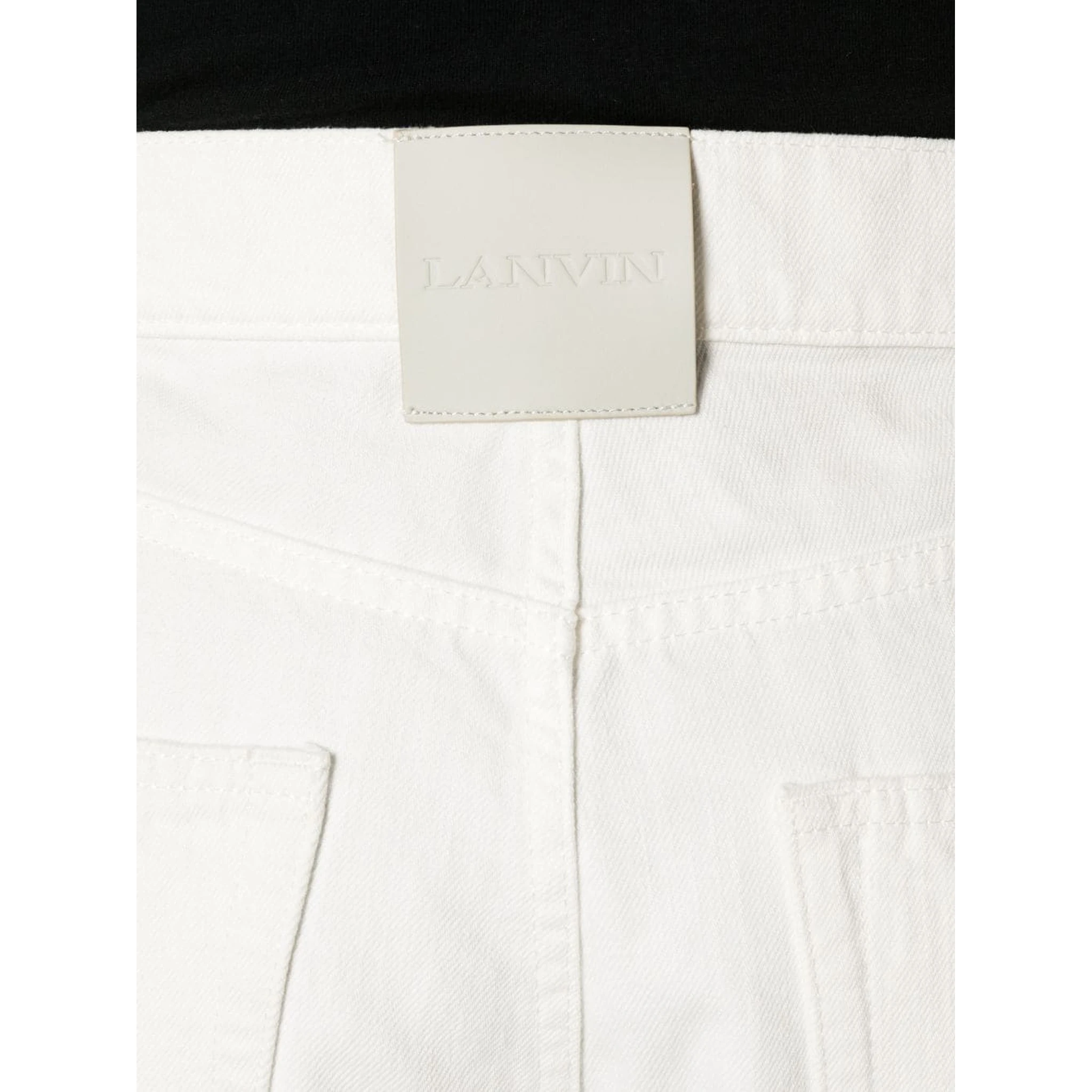 Cotton Regular Jeans In White