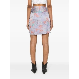 Theoline silk mini skirt