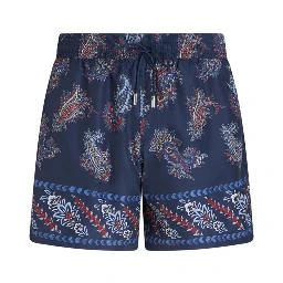 paisley-print swim shorts