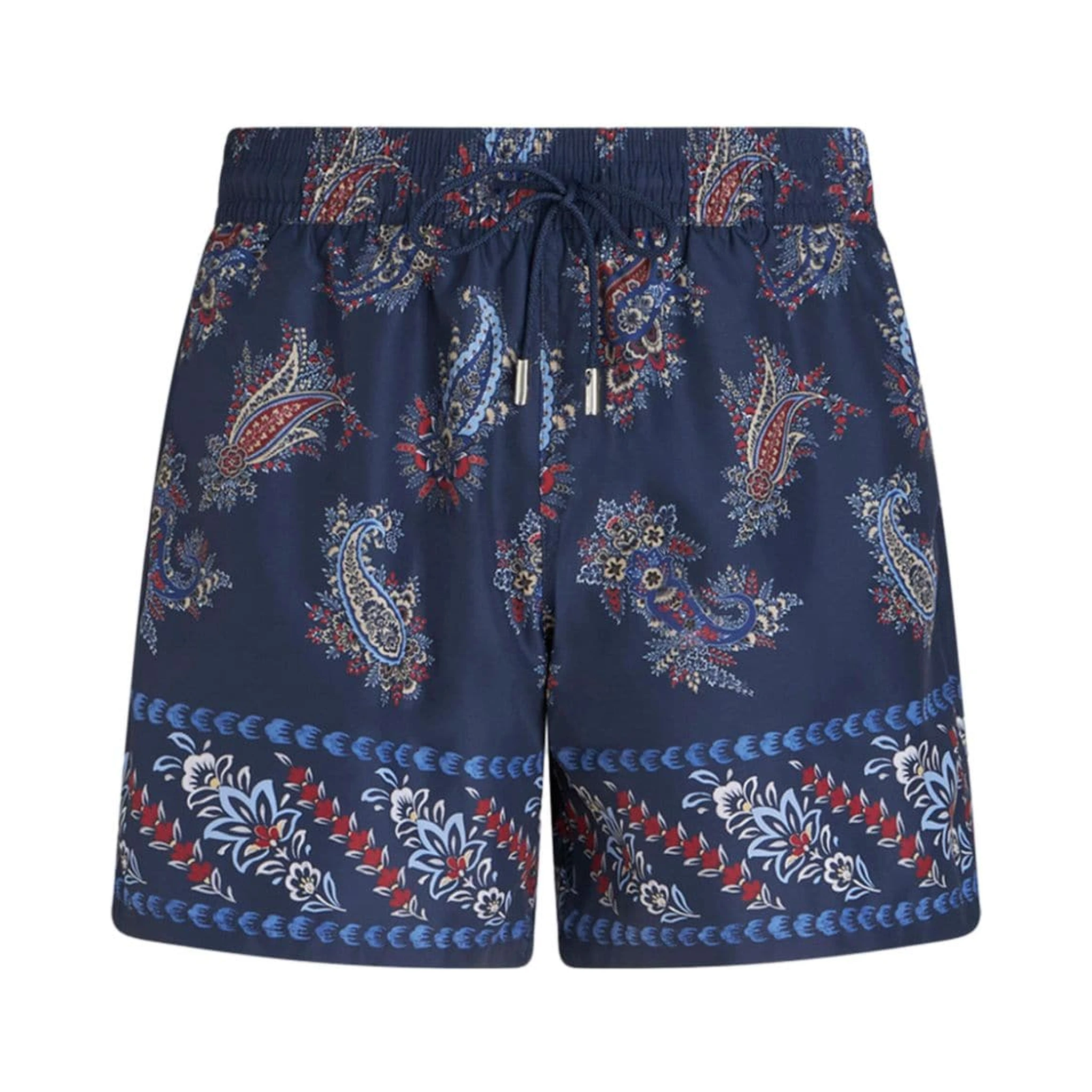 paisley-print swim shorts