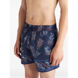 paisley-print swim shorts