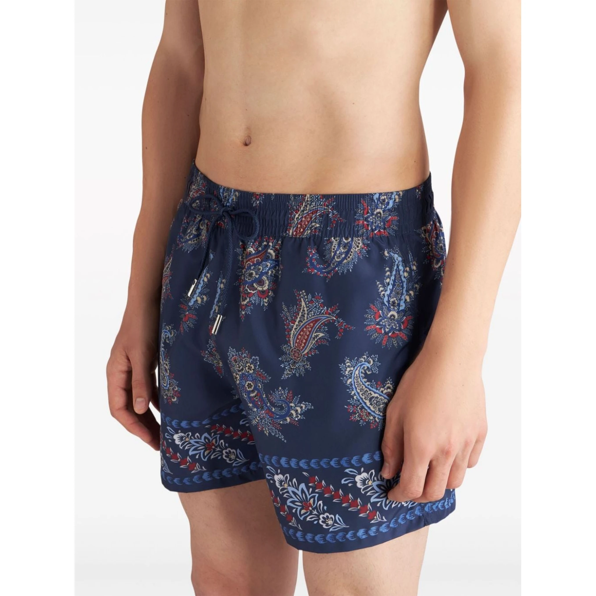 paisley-print swim shorts