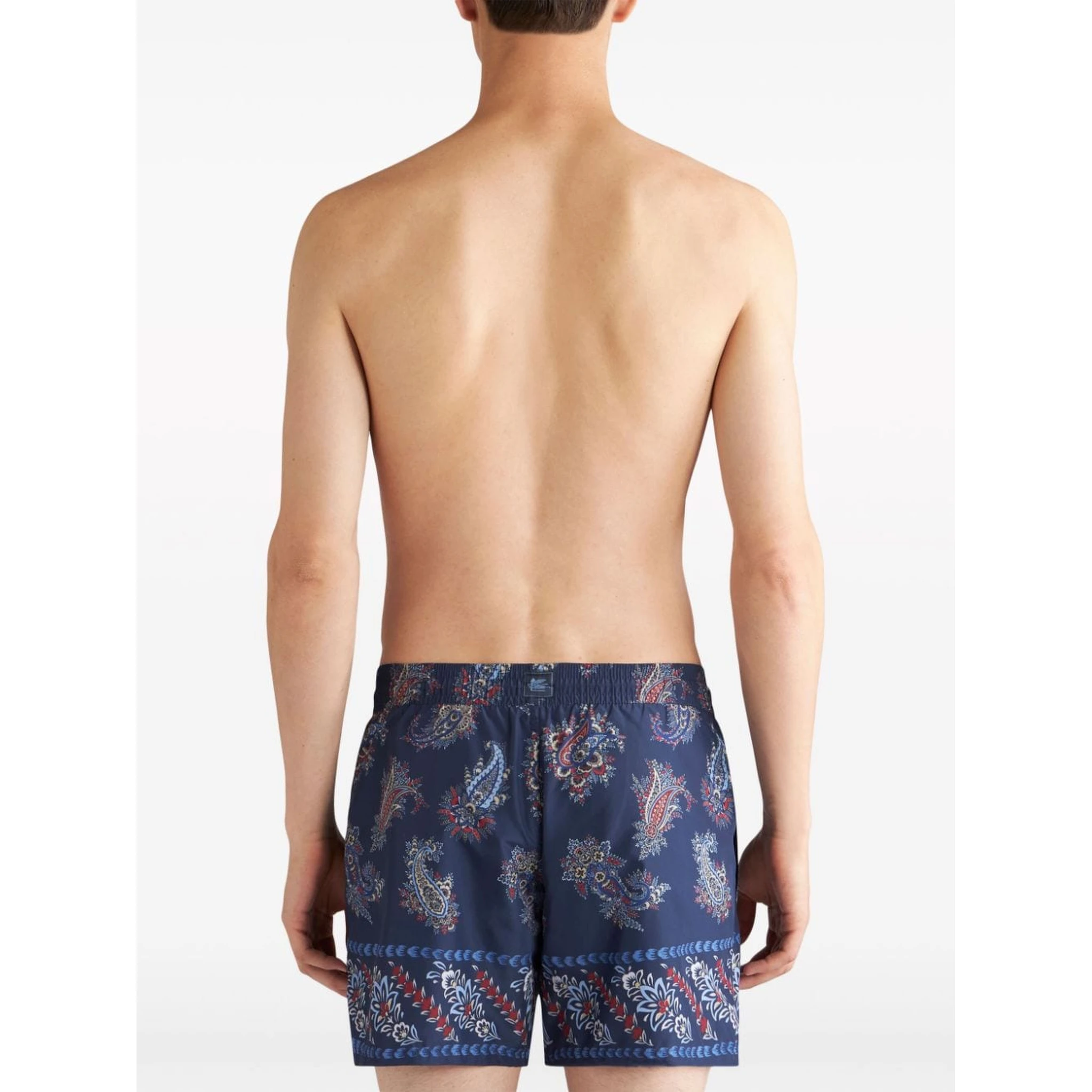 paisley-print swim shorts