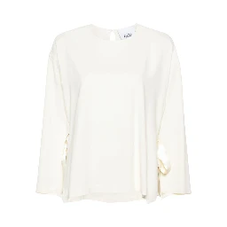 wide open-sleeves blouse