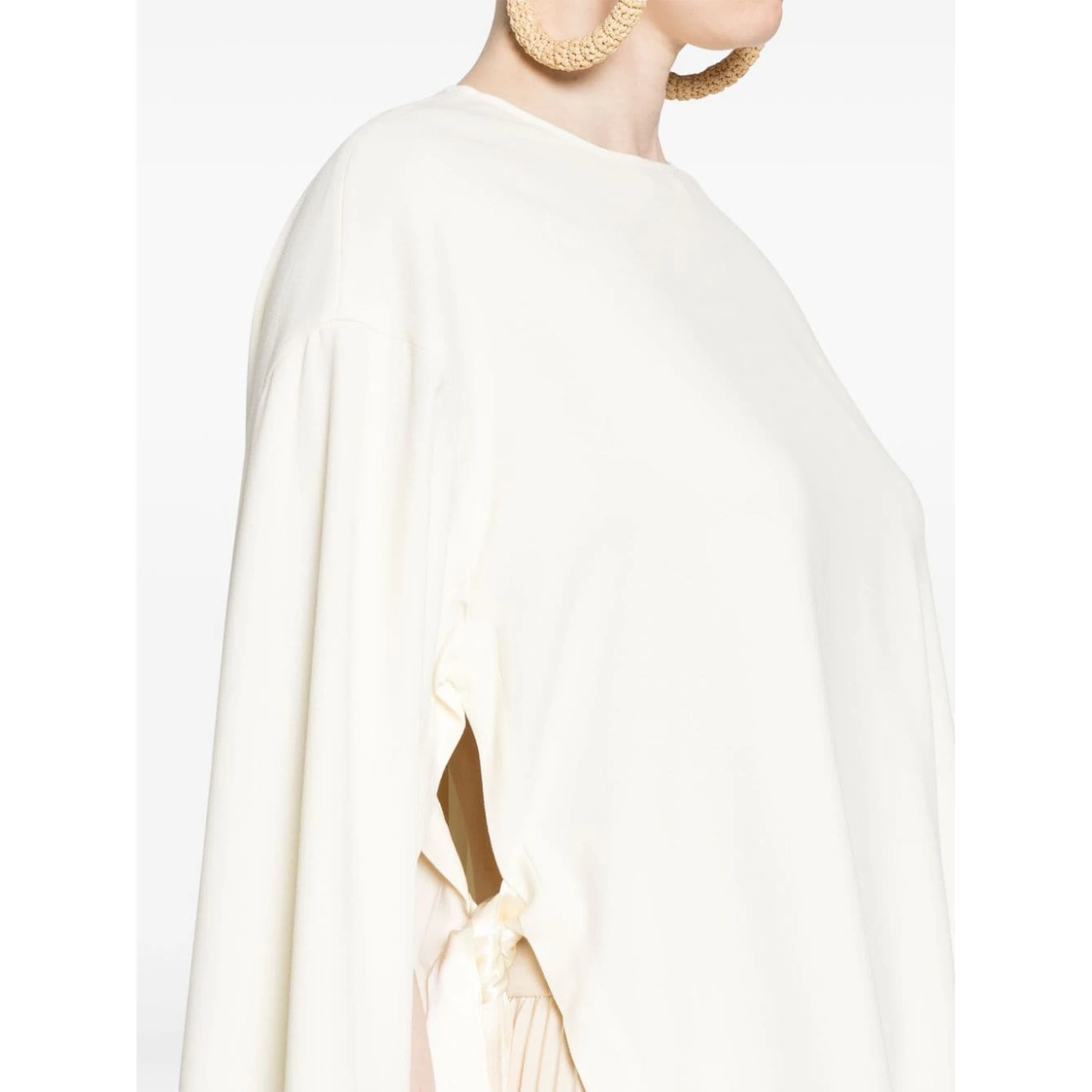 wide open-sleeves blouse