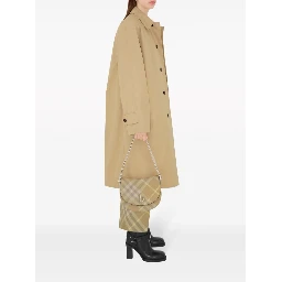 check-print tailored wool trousers