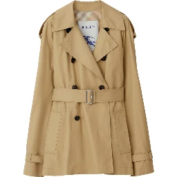 Belted Cotton Trench Coat