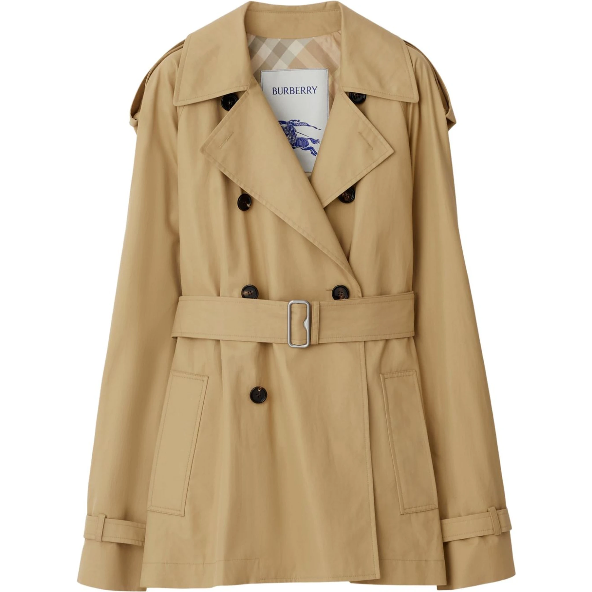 Belted Cotton Trench Coat