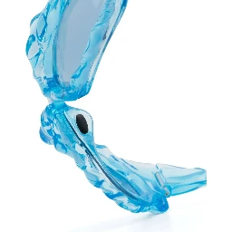 Geometric Frame Sunglasses In Blue