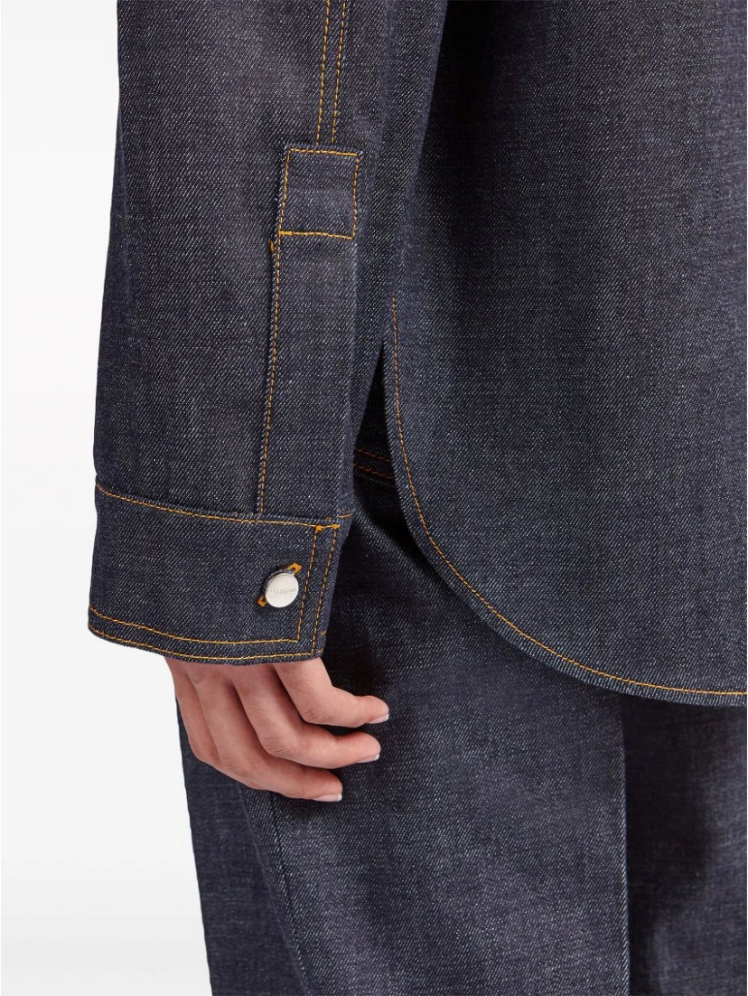 Ferragamo Shirts Blue