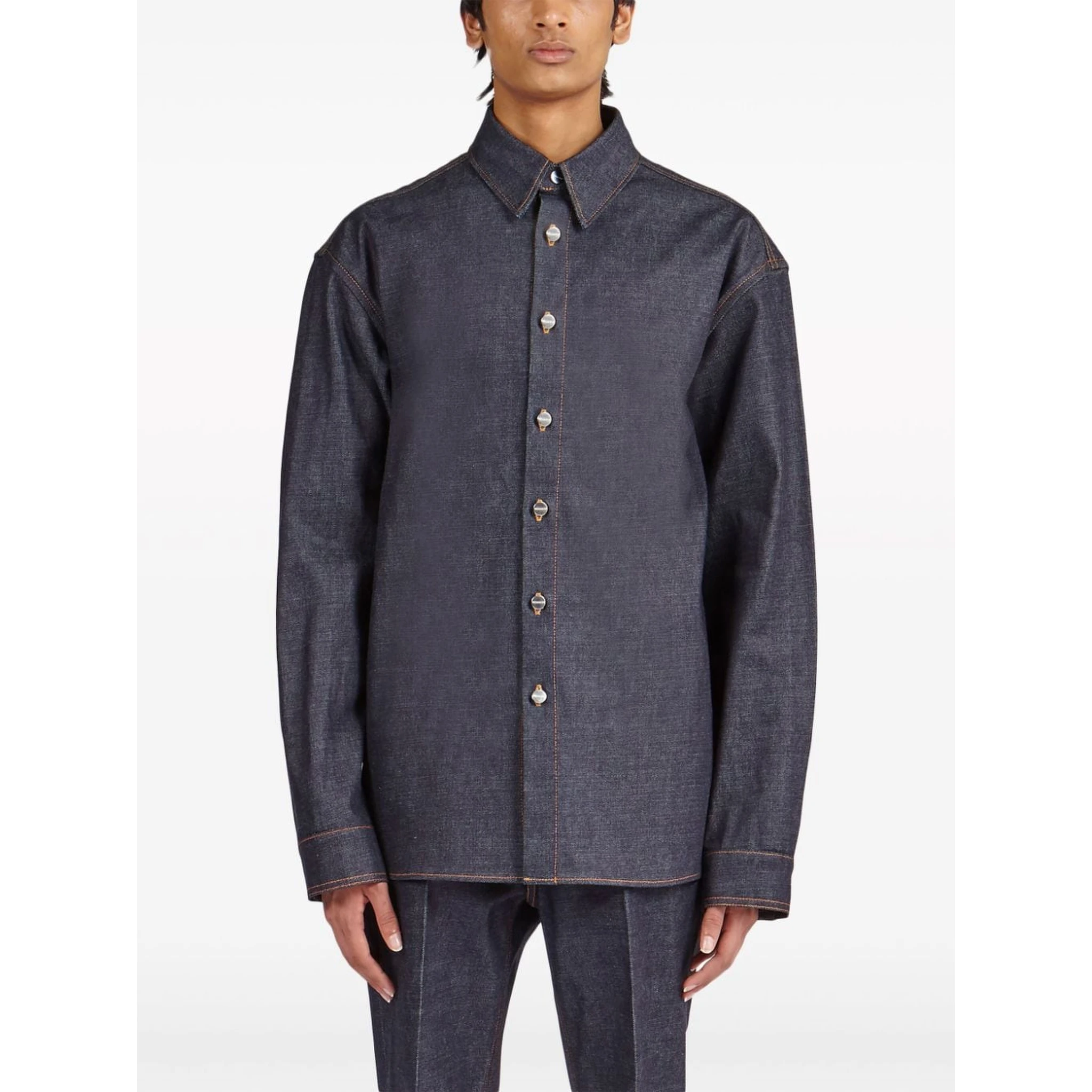 Ferragamo Shirts Blue