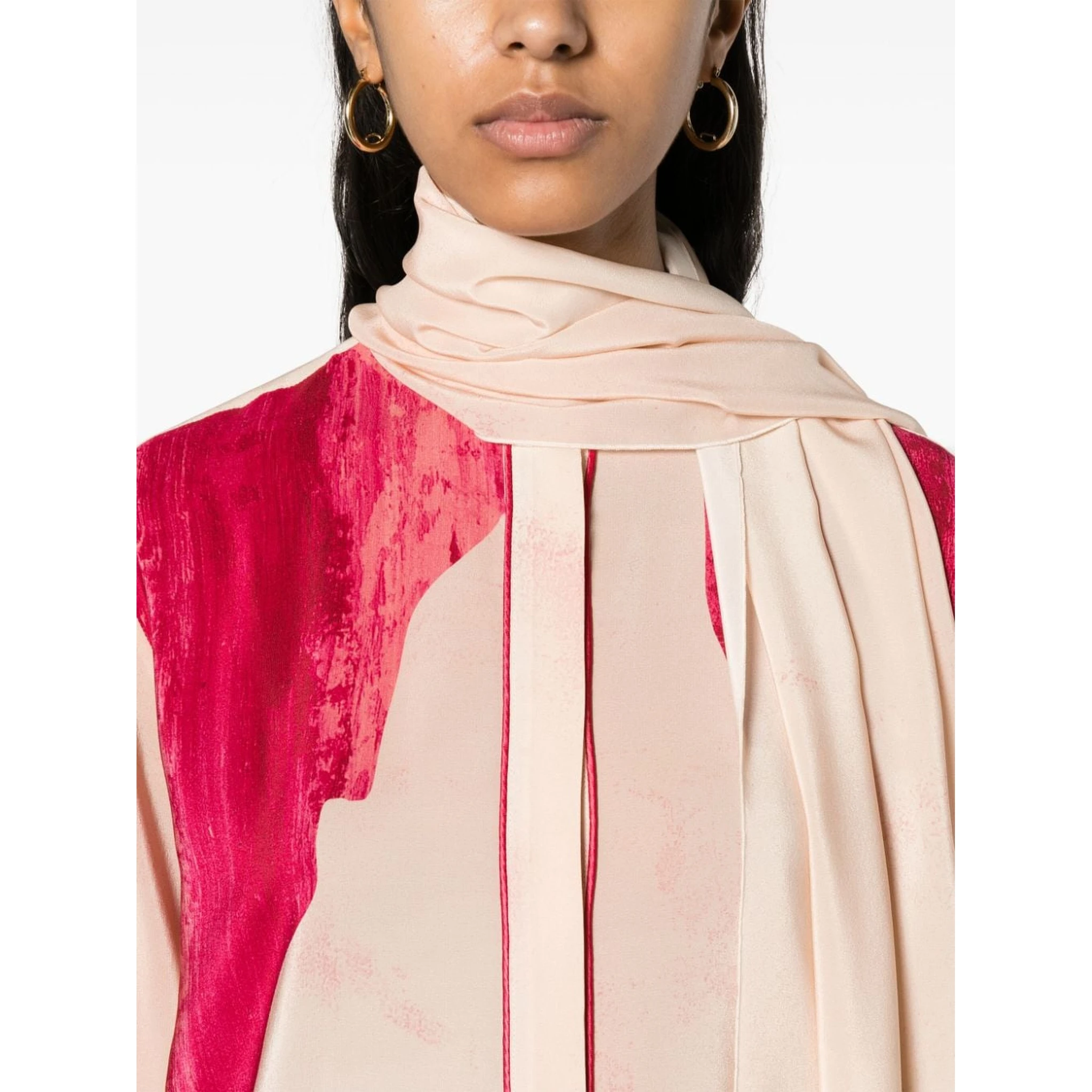 Eunice palm-print shirt