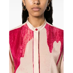 Eunice palm-print shirt