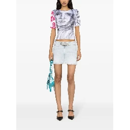 De-Flip-S denim miniskirt