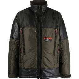high-neck padded jacket