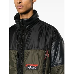 high-neck padded jacket