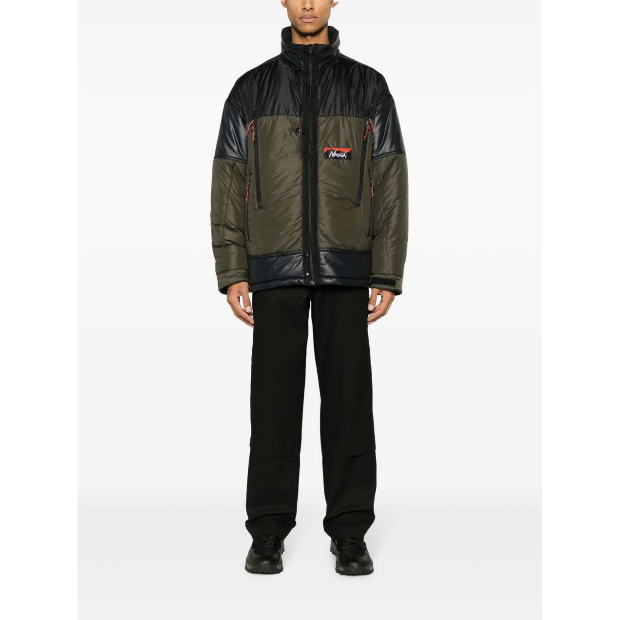 high-neck padded jacket