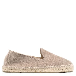 Hamptons Suede Espadrilles In Neutral