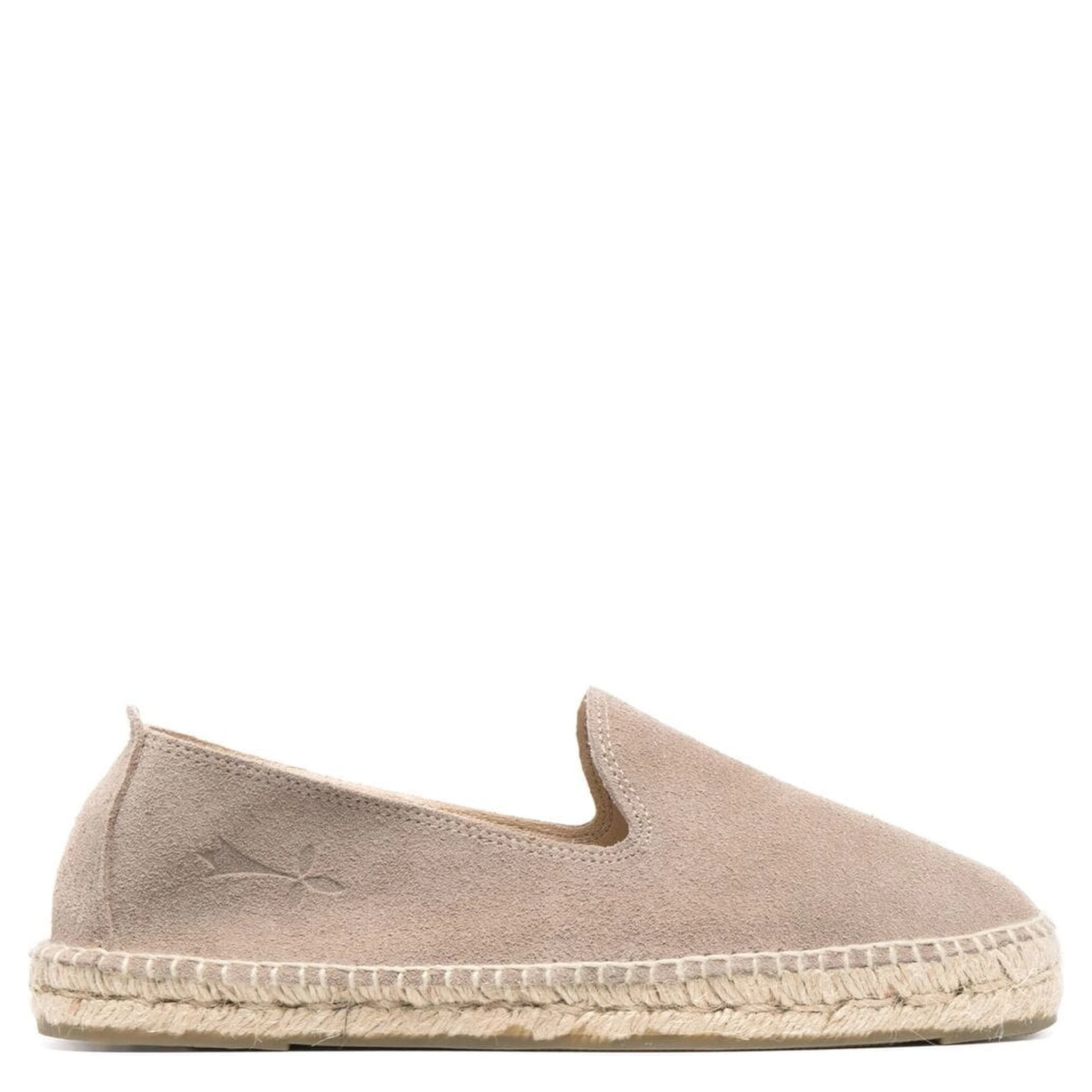 Hamptons Suede Espadrilles In Neutral