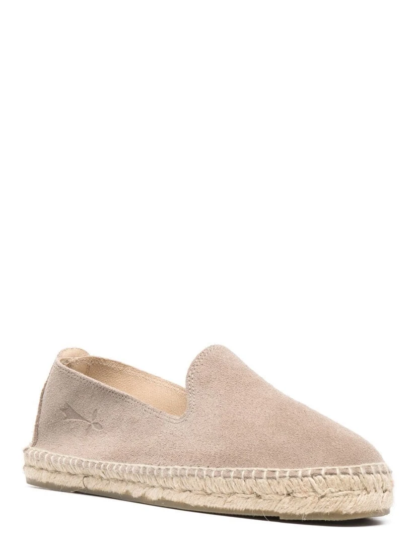 Hamptons Suede Espadrilles In Neutral