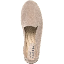 Hamptons Suede Espadrilles In Neutral