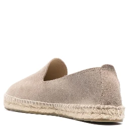 Hamptons Suede Espadrilles In Neutral