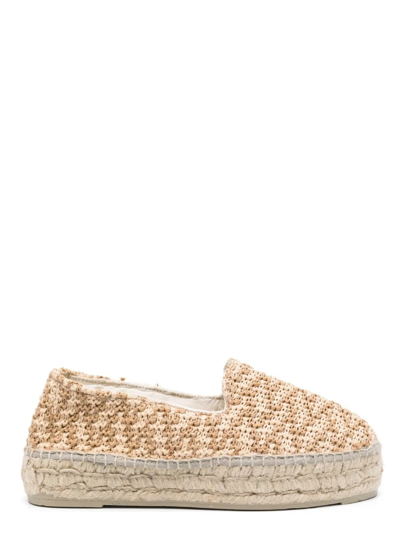 woven raffia espadrilles