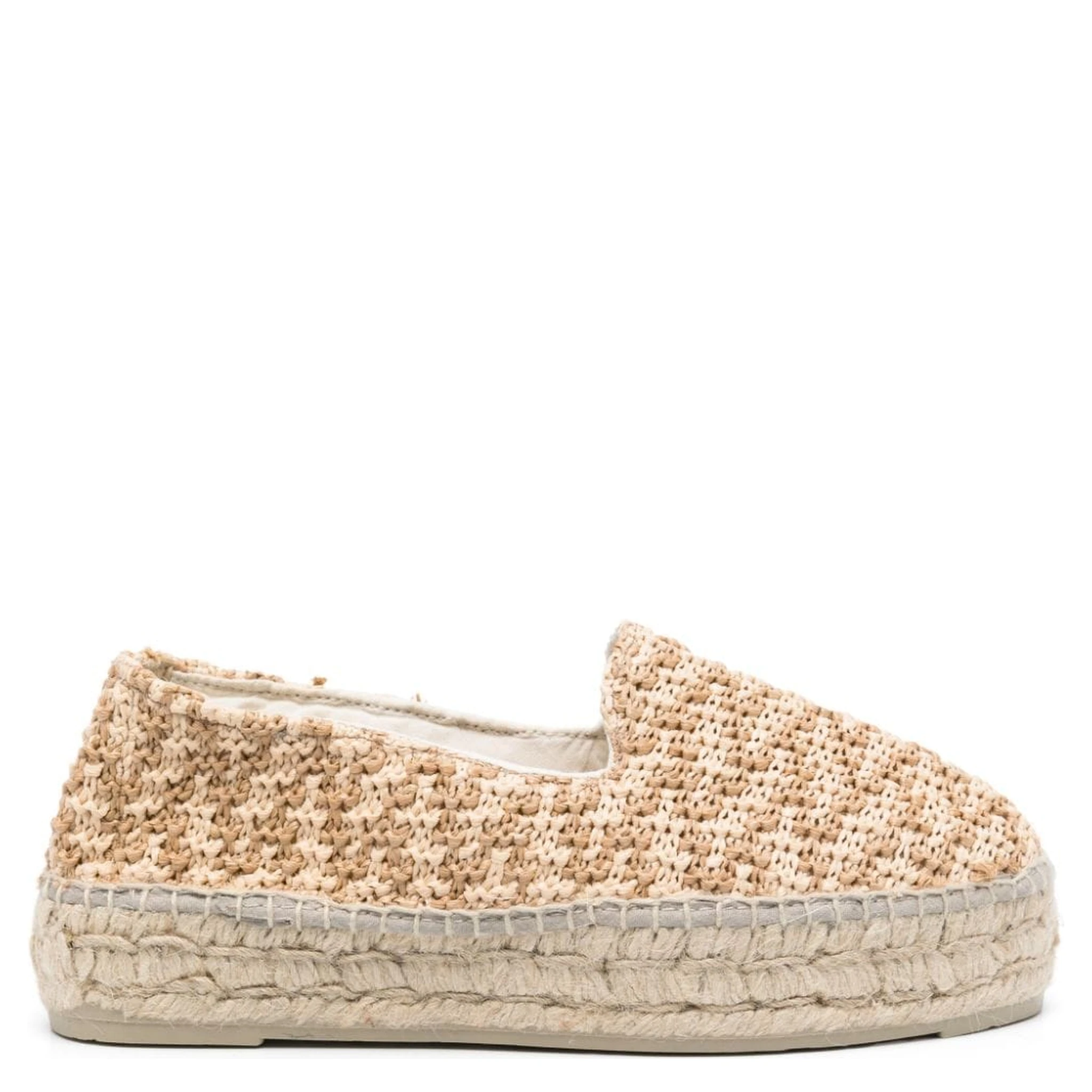 woven raffia espadrilles