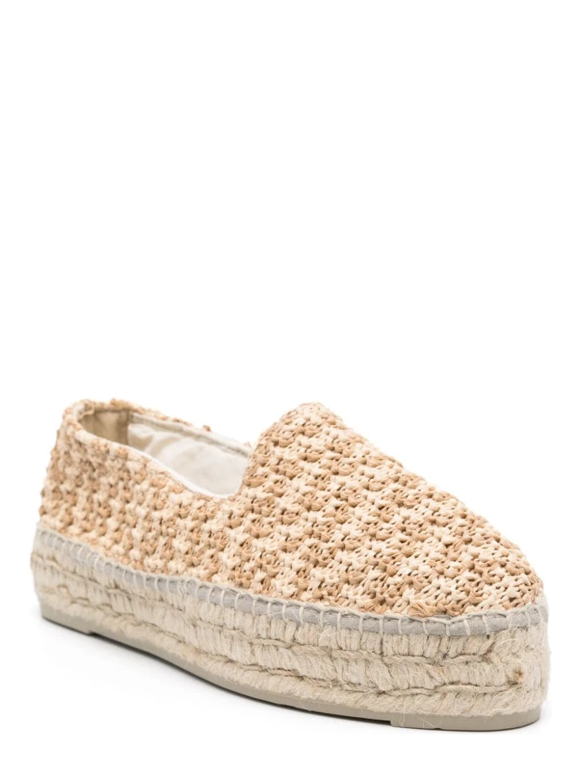 woven raffia espadrilles